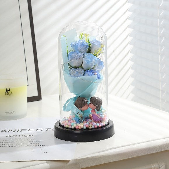 Bouquet soap flower night light