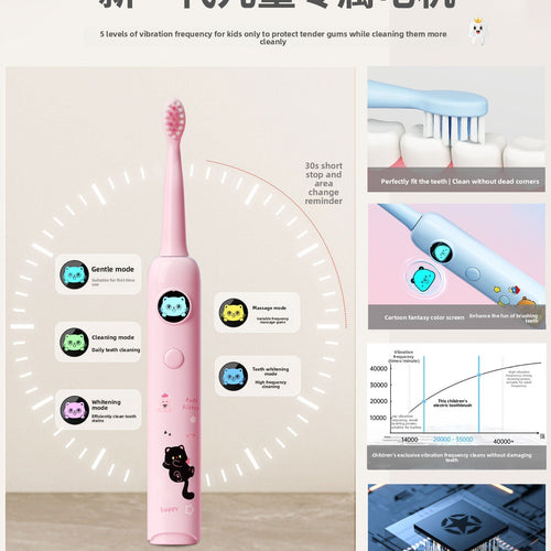 Children's Electric Soft-Bristle Toothbrush