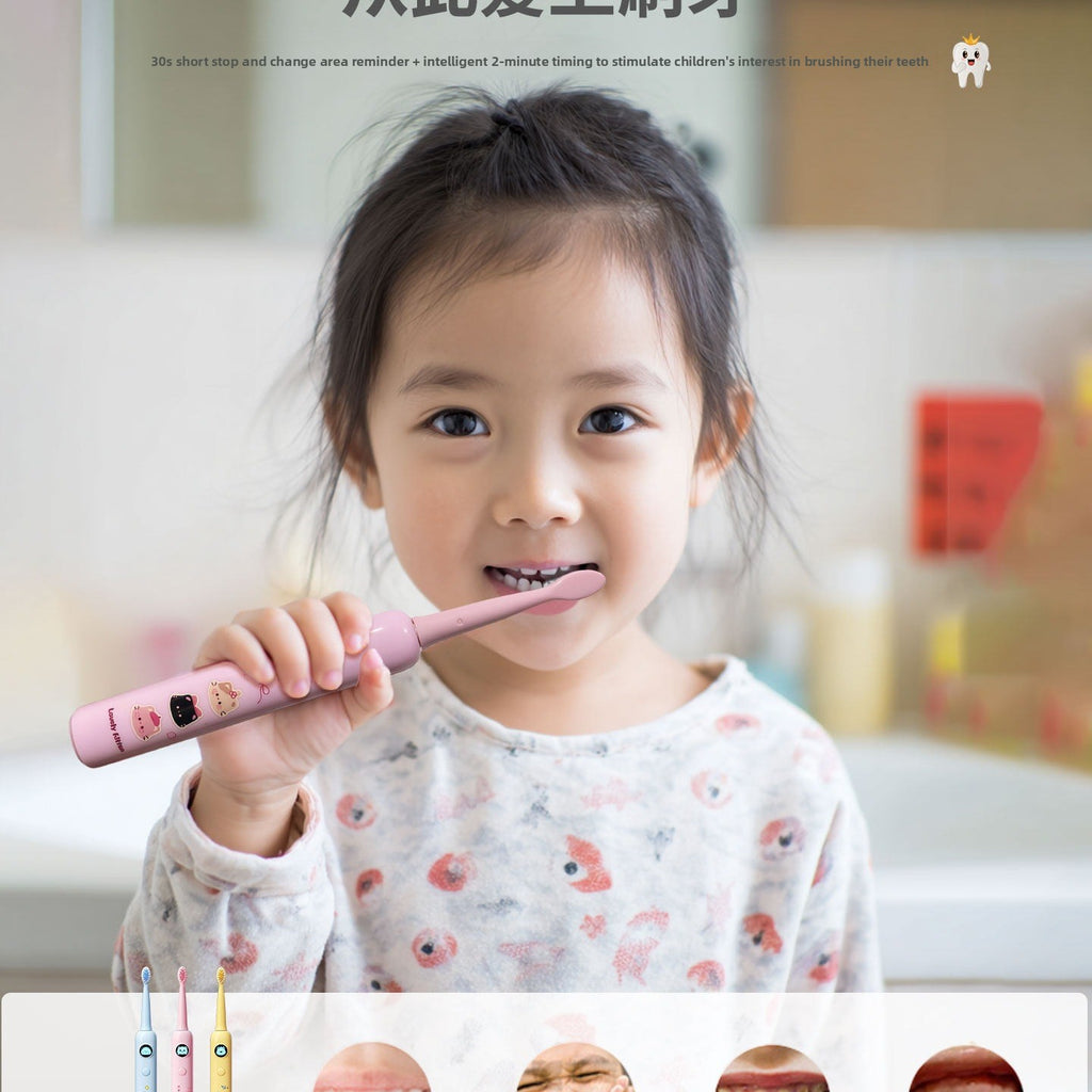 Children's Electric Soft-Bristle Toothbrush