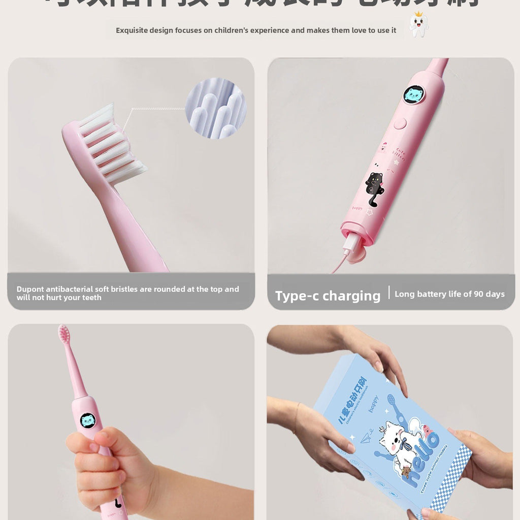 Children's Electric Soft-Bristle Toothbrush